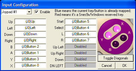 snes9x controller mapping
